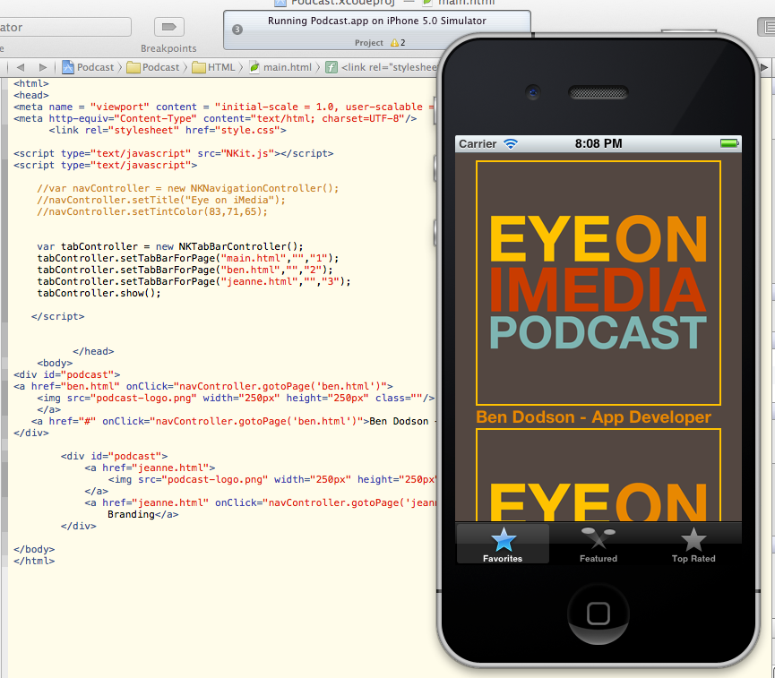 Eye On iMedia Podcast App